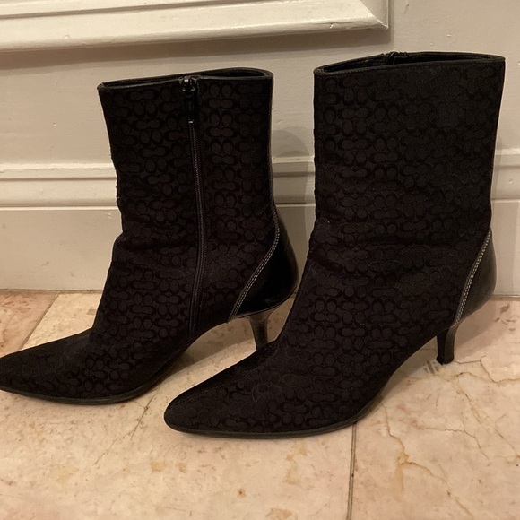 Authentic coach pointy boots signature cc - Picture 2 of 12